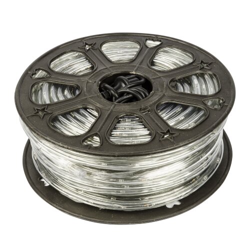 ULD-D50 50M-С08 IP44 WARM WHITE Гирлянда светодиодная Дюралайт, 50м, С контроллером, Теплый белый свет, Провод черный - фото 6