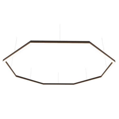 Светильник WOLTA PRO КОНТУР ОКТА ДСО03-288-601-3К-Ч Матовый - фото 1.