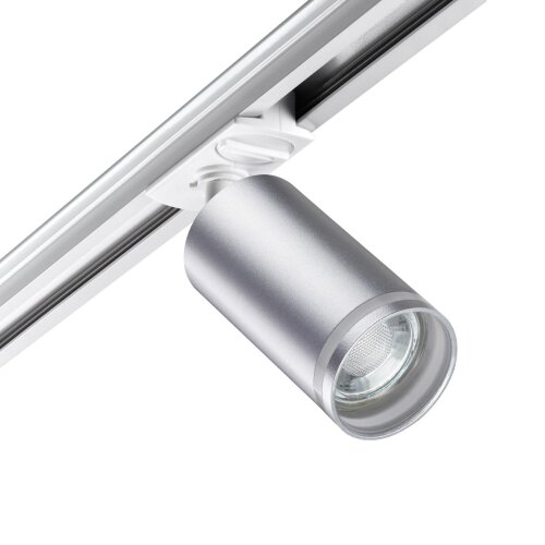 Светильник трековый для однофазного двухжильного (универсального) шинопровода «Novotech» 370879, серия: ULAR. Фото 2.