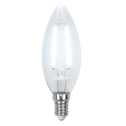 LED-C35-6W-NW-E14-CL GLA01TR Лампа светодиодная, Форма свеча, прозрачная, Серия Air, Белый свет 4000K