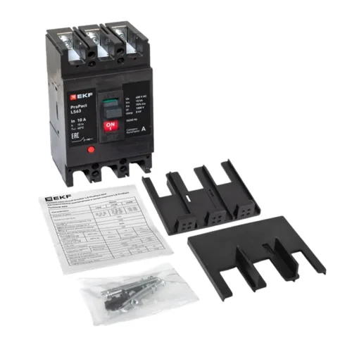 Выключатель автоматический 3п 10А 15кА LS63 ProPact EKF mccb-63-15-3-10-ls - фото 2