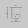 Комплект заглушек (для профиля 22x22) 2 шт., ALM-2222-B-EC 642051 (Черный) 642051 - фото 6