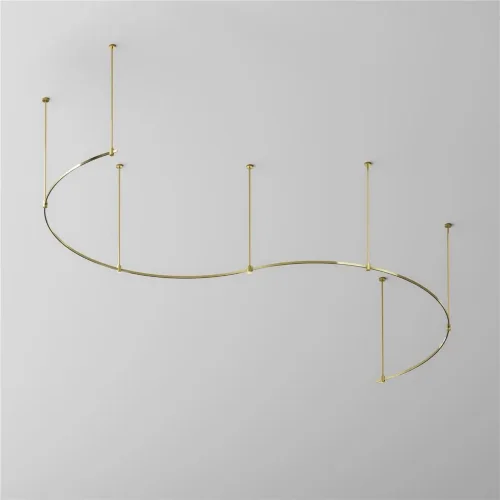 Шинопровод круглый из полукругов 1800мм Flarity латунь (Латунь) - фото 6