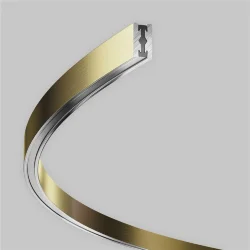 Шинопровод круглый из полукругов 1800мм Flarity латунь (Латунь) TRX154-2SR-D1800-BS