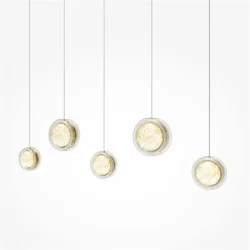 Подвесной светильник Pharao 3000К 33Вт (Черный и Латунь)