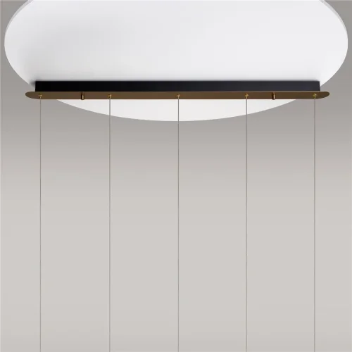 Подвесной светильник Pharao 3000К 33Вт (Черный и Латунь) - фото 10