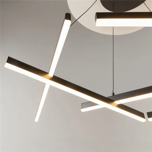 Подвесной светильник Line 3000-4000К 80Вт (Черный) - фото 6