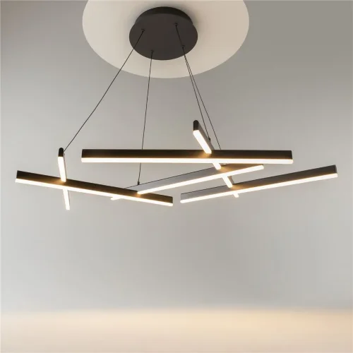 Подвесной светильник Line 3000-4000К 80Вт (Черный) - фото 8