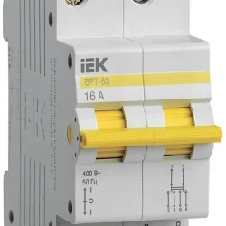 Выключатель-разъединитель трехпозиционный 2п ВРТ-63 16А KARAT IEK MPR10-2-016
