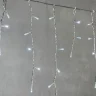Гирлянда Бахрома 4,9 x 0,5 м Белая 220В, 240 LED, Провод Прозрачный ПВХ, IP54. Фото 2.