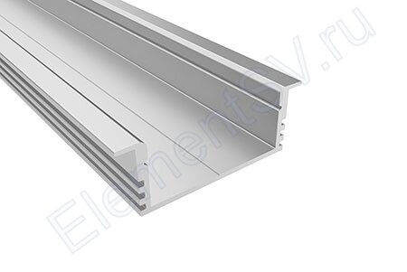 Профиль алюминиевый прямоугольный 4L-3412-V ANOD