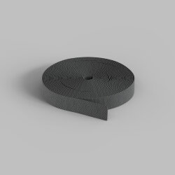 Гибкий трек-ремень Belty, серия Base, 10м, 48V DC, IP20, тёмно-серый, ткань, медь, Denkirs TR5501-DG