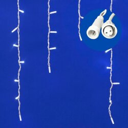 ULD-B3010-200-SWK WHITE IP67 Бахрома светодиодная со статическим свечением, 3м, Соединяемая, 200 светодиодов, Белый свет, Провод белый.