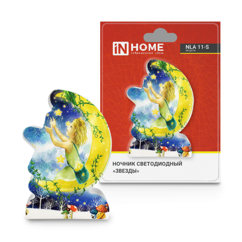Ночник светодиодный NLA 11-S ЗВЕЗДЫ с выкл 230В IN HOME - Фото