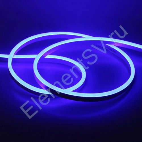 Светодиодный гибкий неон 0816 220V blue LN6 - фото.