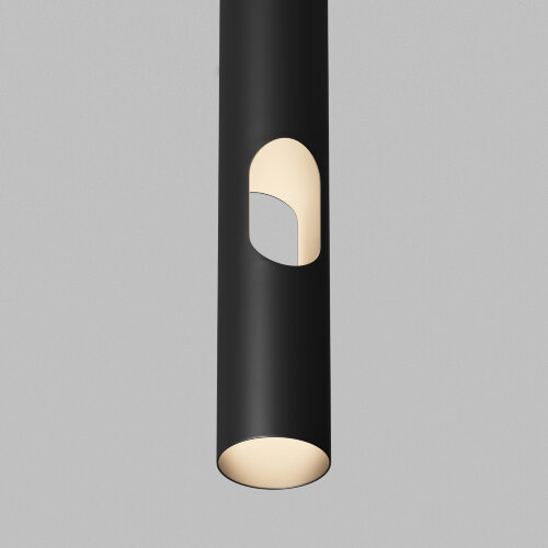 DK4045-BK Подвесной светильник, с декоративным вырезом, IP 20, до 15 Вт, LED, GU10, черный, алюминий. Фото 3