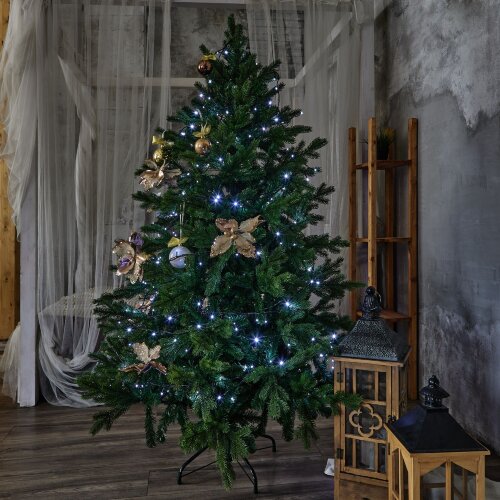 ULD-S10000-1000-DGA WHITE IP20 Гирлянда светодиодная, 100м, 1000 светодиодов, Белый свет, Провод зеленый - фото 8