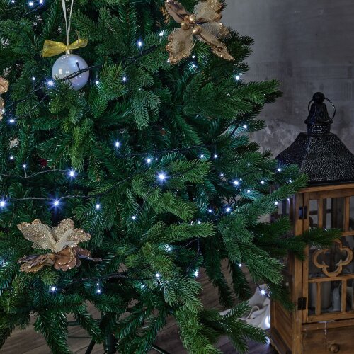 ULD-S10000-1000-DGA WHITE IP20 Гирлянда светодиодная, 100м, 1000 светодиодов, Белый свет, Провод зеленый - фото 10