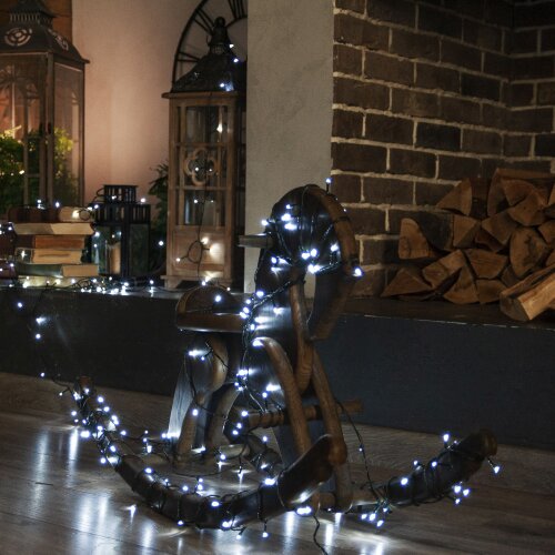 ULD-S10000-1000-DGA WHITE IP20 Гирлянда светодиодная, 100м, 1000 светодиодов, Белый свет, Провод зеленый - фото 12