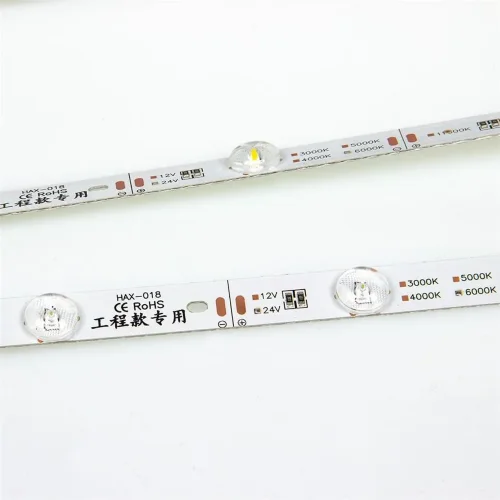 Светодиодная линейка линзованная 2835, 12 led, 24V, 12W, warm white, 170°, IP20, G109 - фото II