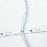 Светодиодная линейка линзованная 2835, 12 led, 24V, 12W, warm white, 170°, IP20, G109 - фото III
