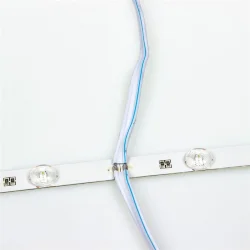 Светодиодная линейка линзованная 2835, 12 led, 24V, 12W, warm white, 170°, IP20, G109
