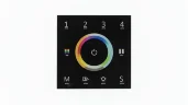 Сенсорная панель T15 Black IC89 (220V, RGB+CCT, 4 zone, DMX512, RF 2.4GHz) - фото I