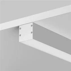 Алюминиевый профиль накладной-подвесной 35x35 (Серебро, 3 м), ALM-3535BT-S-3M 633002 (Серебро)