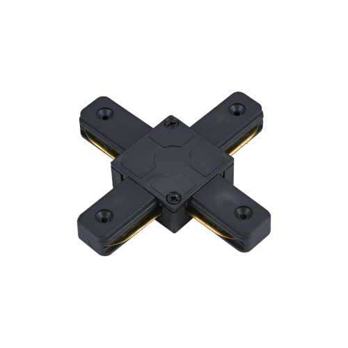 Коннектор X-тип XSB-BL для шинопровода SB черный IN HOME - Фото