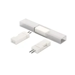 Двусторонний коннектор соединительный для светодиодной ленты 220В 5 шт. 201207 (Белый)