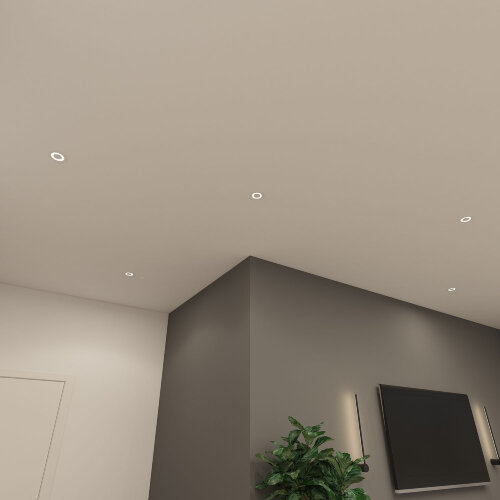 DK2700-WH Встраиваемый светильник, IP 20, 7 Вт, LED 3000, белый, алюминий. Фото 5