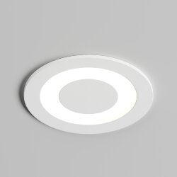 Встраиваемый светильник, IP 20, 7 Вт, LED 3000, белый, алюминий, Denkirs DK2700-WH