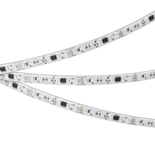 Светодиодная лента герметичная SPI-SE-A120-10mm 24V RGB-PX6-BPT (23 W/m, IP65, 2835, 5m) (Arlight, бегущий огонь) - фото 4