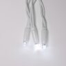 ULD-C1515-160-TWK WHITE IP67 Занавес светодиодный с эффектом мерцания, 1.5х1.5м, Соединяемый, 160 светодиодов, Белый свет, Провод белый. - фото 4