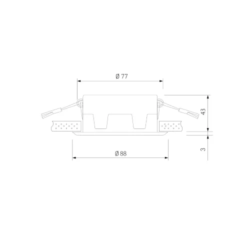 Встраиваемый светодиодный светильник 25082/LED - фото 4