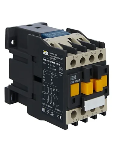 Контактор КМИ-10910 9А 230В/АС3 1НО KARAT IEK KKM11-009-230-10 - фото 2