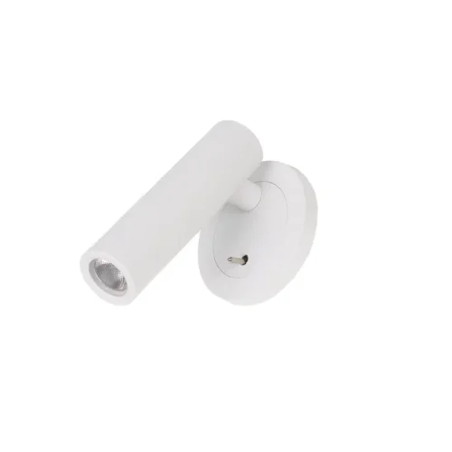 Светильник светодиодный встраиваемый, прикроватный C08 SN5 (220V, 3W, day white, белый корпус) - фото I