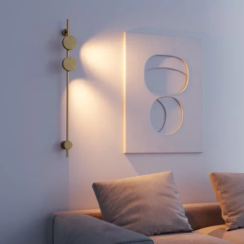 Светильник настенный светодиодный Illume латунь 3000K 40154/LED - фото 5