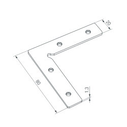 Соединитель профиля SL-LINE-4050-3L-L90 Set (Arlight, Металл) 045152