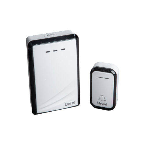 UDB-017W-R1T1-38S-150M-WH-BL Звонок беспроводной, Радиус действия 150м, Белый с черным - фото 1