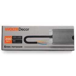 Блок питания WOLTA WLD-200W/02-24V 200Вт 24В IP67