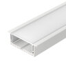 Профиль с экраном SL-LINIA88-F-2500 WHITE+OPAL (Arlight, Алюминий) 021373 - фото