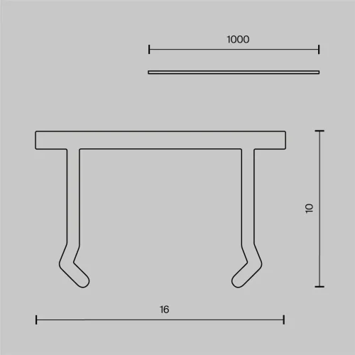 Декоративная накладка 1шт Exility X, черная (Черный) TRA239DC-1B - фото 3