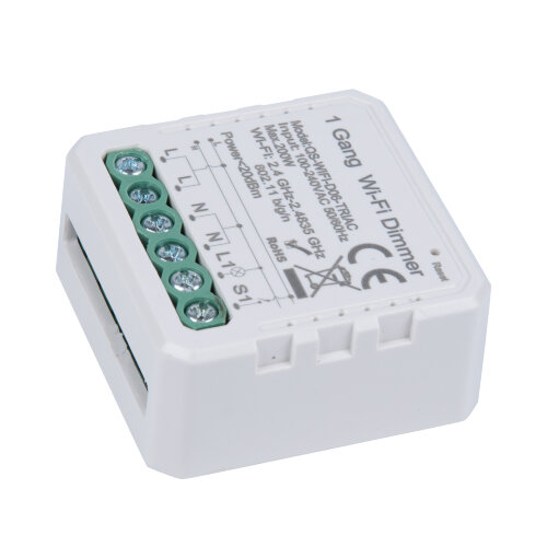 UCH-A302 1C-DIM-WF WHITE Умный диммер-выключатель Wi-Fi, 1 канал, 100-240В, 200Вт, Встраиваемый, Голосовое управление+приложение UnielSmart, TM Uniel - фото 7