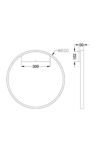 Настенный светильник (бра) Рим / Rim 4000К 37Вт (Черный) MOD058WL-L35B4K - фото 4