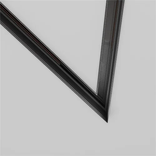 Угол-соединитель 45° Exility встраиваемый под ГКЛ 12,5мм, черный (Черный) - фото 3