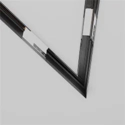 Угол-соединитель 45° Exility встраиваемый под ГКЛ 12,5мм, черный (Черный)