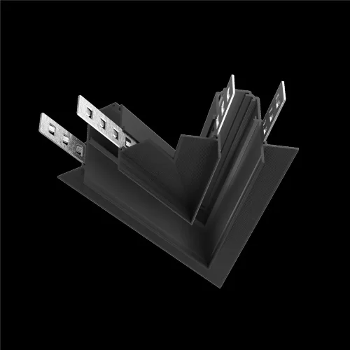 Угол-соединитель 45° Exility встраиваемый под ГКЛ 12,5мм, черный (Черный) - фото 6