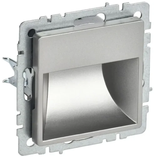 Подсветка светодиодная BRITE встраив. ПЛ20-БрС механизм сталь IEK BR-FL20-K46 - фото