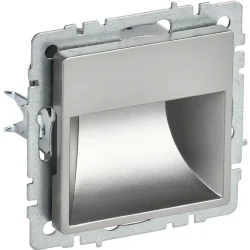 Подсветка светодиодная BRITE встраив. ПЛ20-БрС механизм сталь IEK BR-FL20-K46